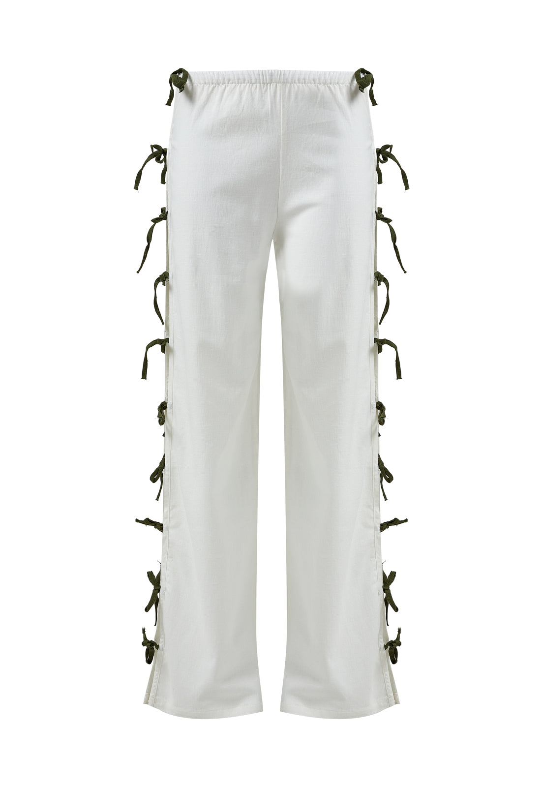 Olive Bow Pants