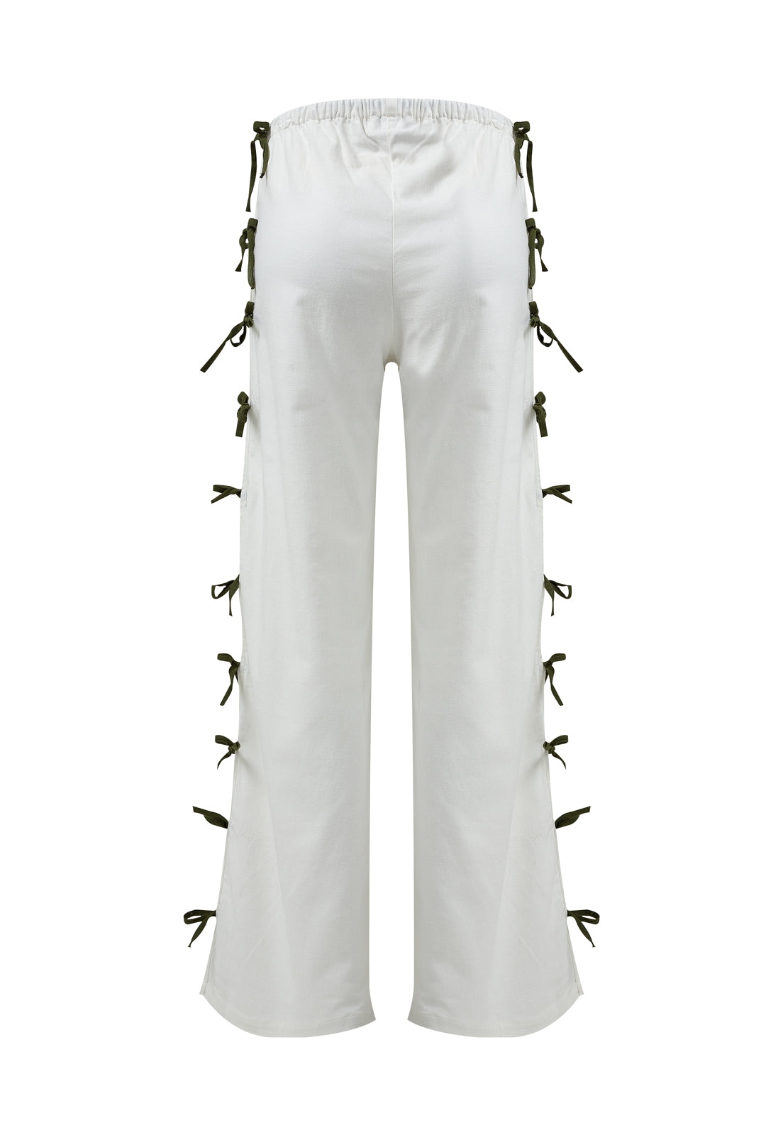 Olive Bow Pants