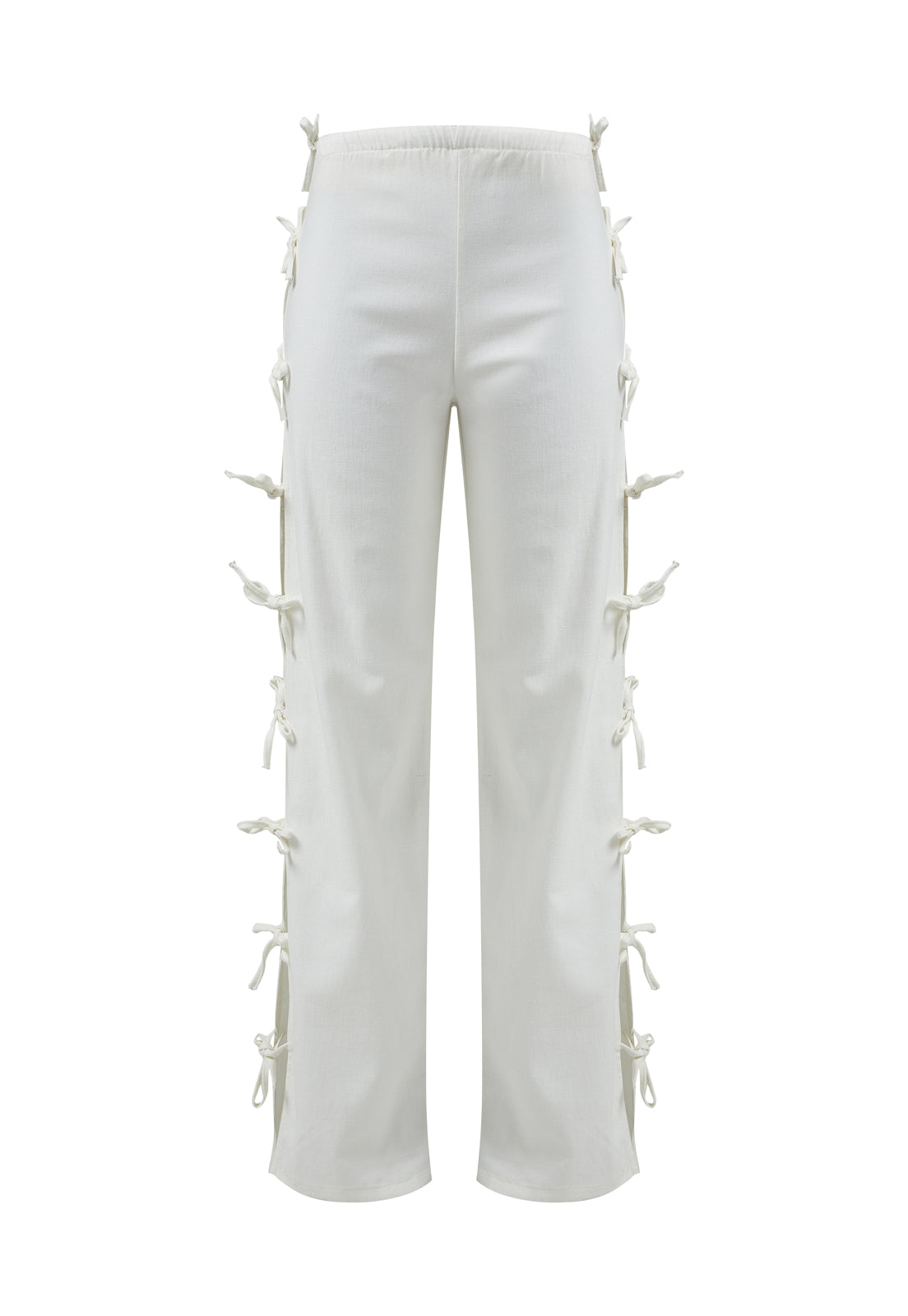 Ivory Bow Pants