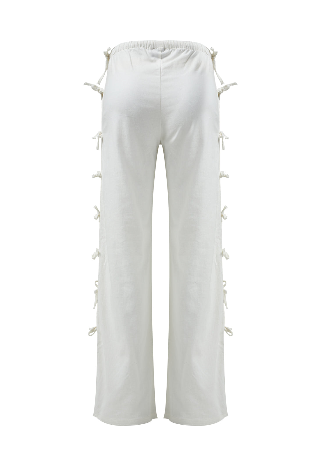 Ivory Bow Pants