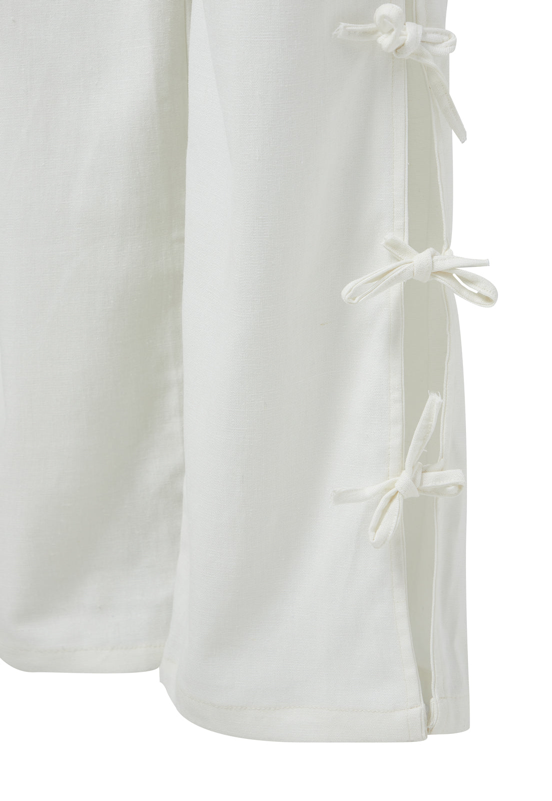 Ivory Bow Pants